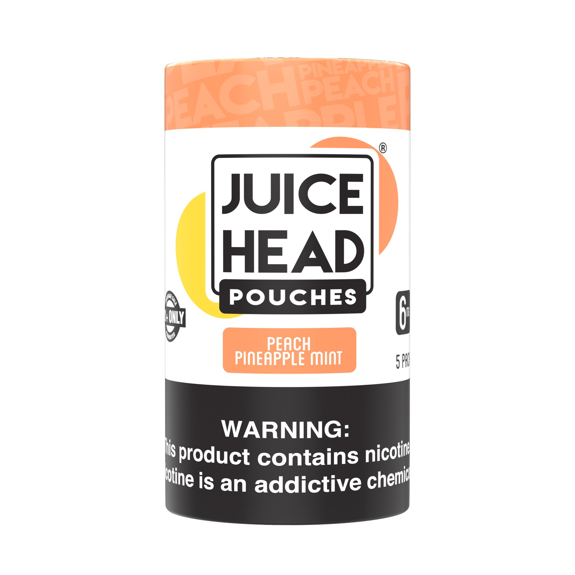 Juice Head Pouches 5pk Peach Pineapple Mint, juice head pouches